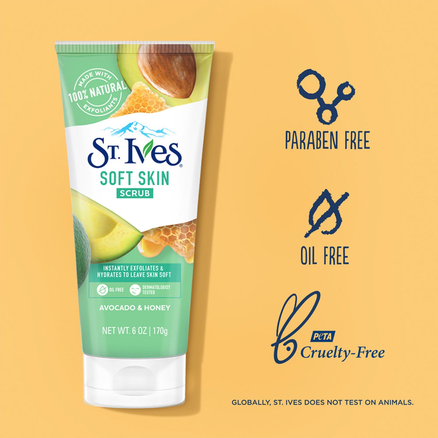 St. Ives Soft Skin Avocado & Honey Face Scrub