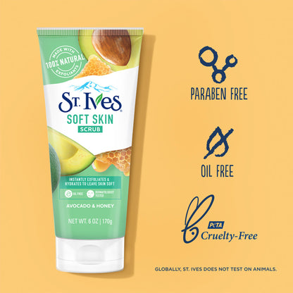 St. Ives Soft Skin Avocado & Honey Face Scrub