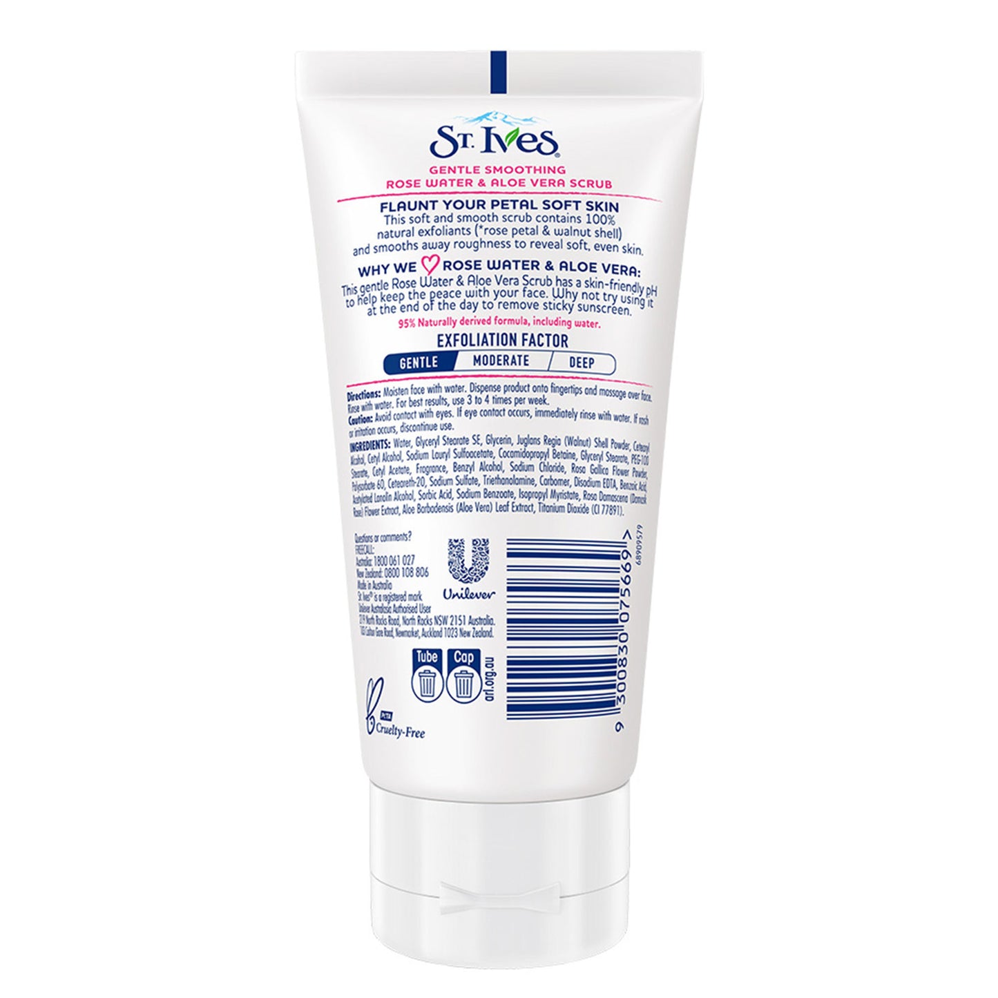 St. Ives Gentle Smoothing Rose Water & Aloe Vera Face Scrub
