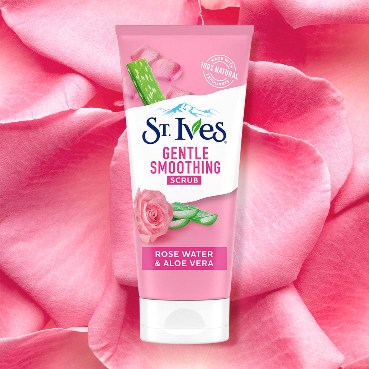 St. Ives Gentle Smoothing Rose Water & Aloe Vera Face Scrub