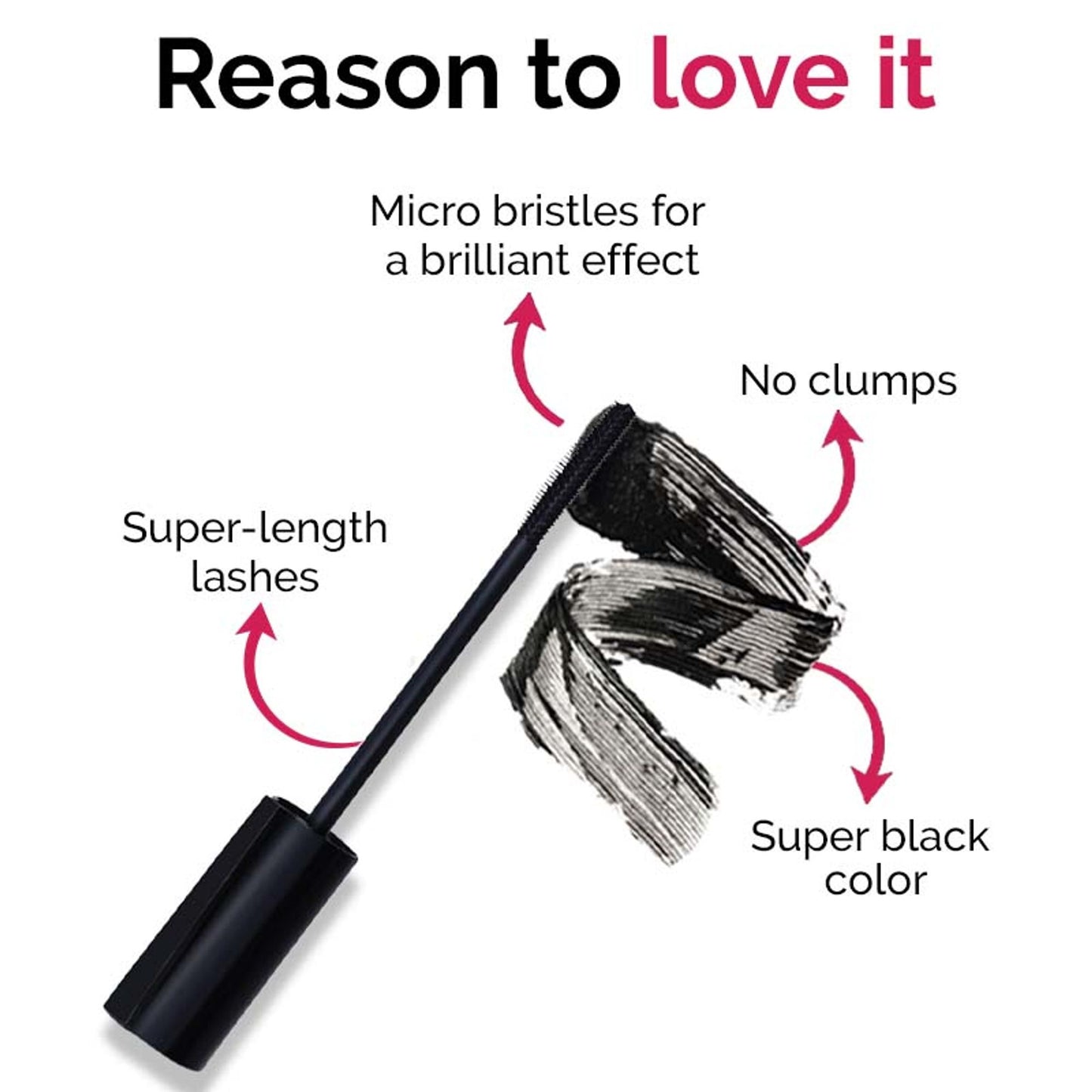 GLAM21 Mascara Dense Curls - Black