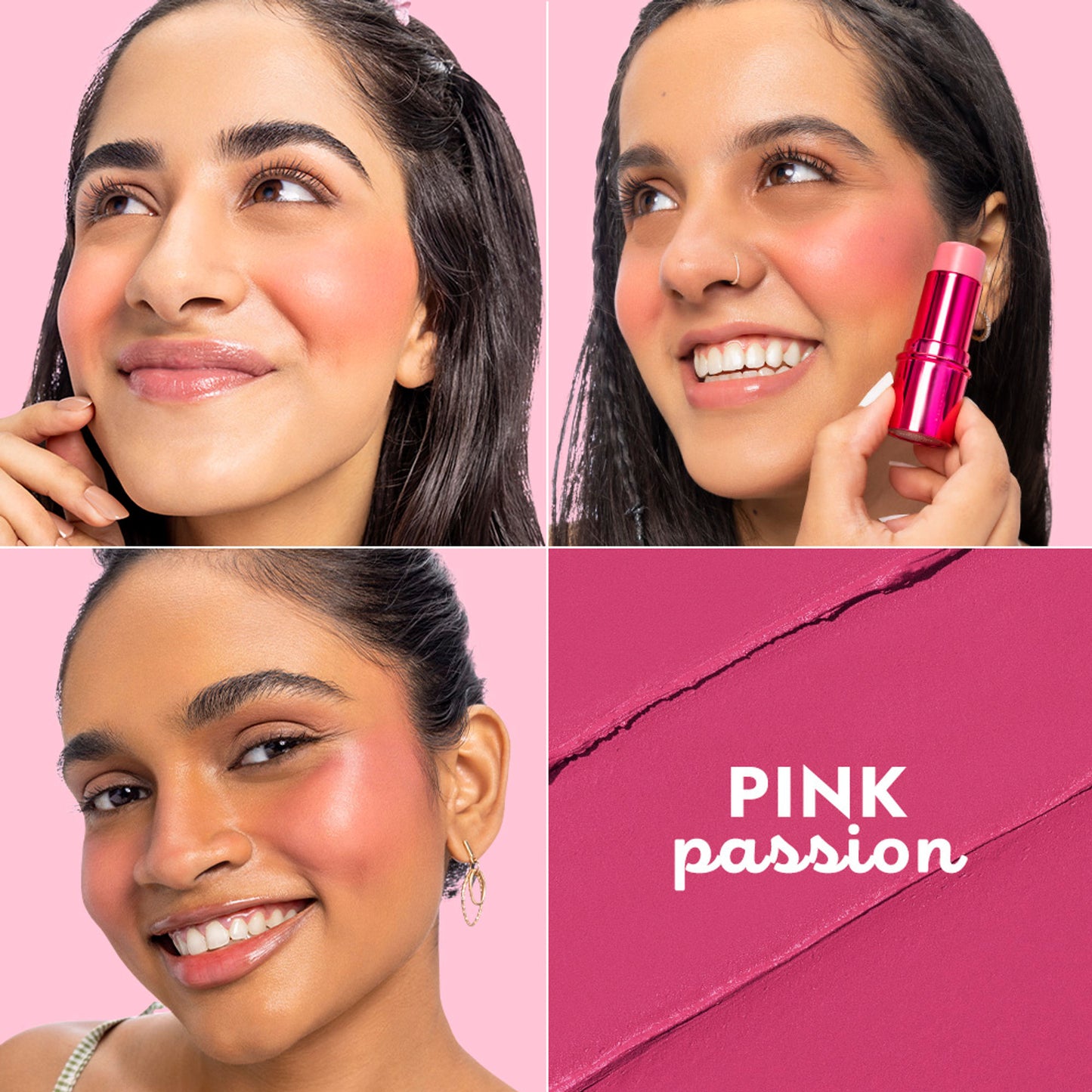 Nykaa Cosmetics Get Cheeky Blush Stick - Pink Passion