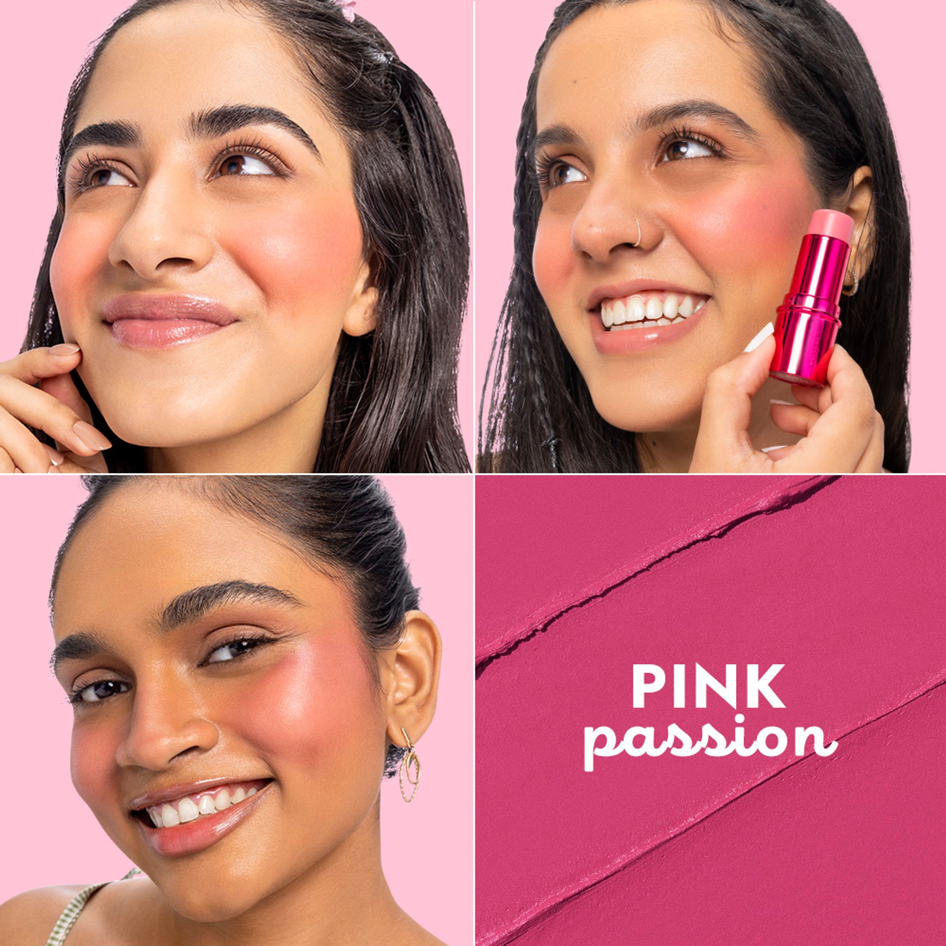 Nykaa Cosmetics Get Cheeky Blush Stick - Pink Passion