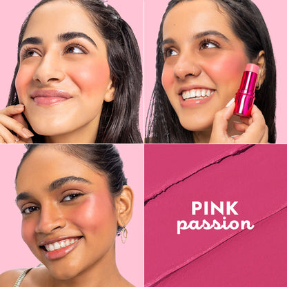 Nykaa Cosmetics Get Cheeky Blush Stick - Pink Passion