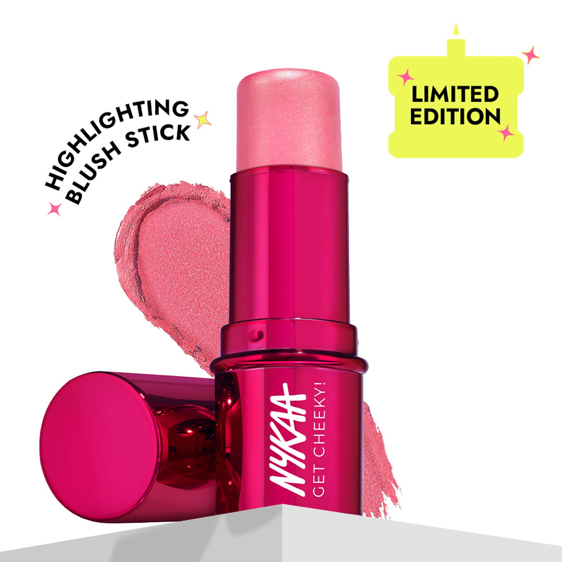 Nykaa Cosmetics Get Cheeky Blush Stick - Glow Shawty