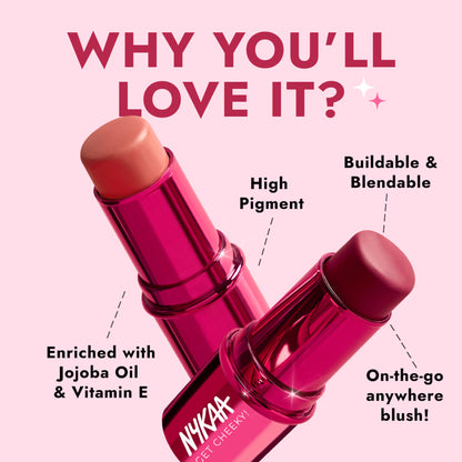 Nykaa Cosmetics Get Cheeky Blush Stick - Glow Shawty