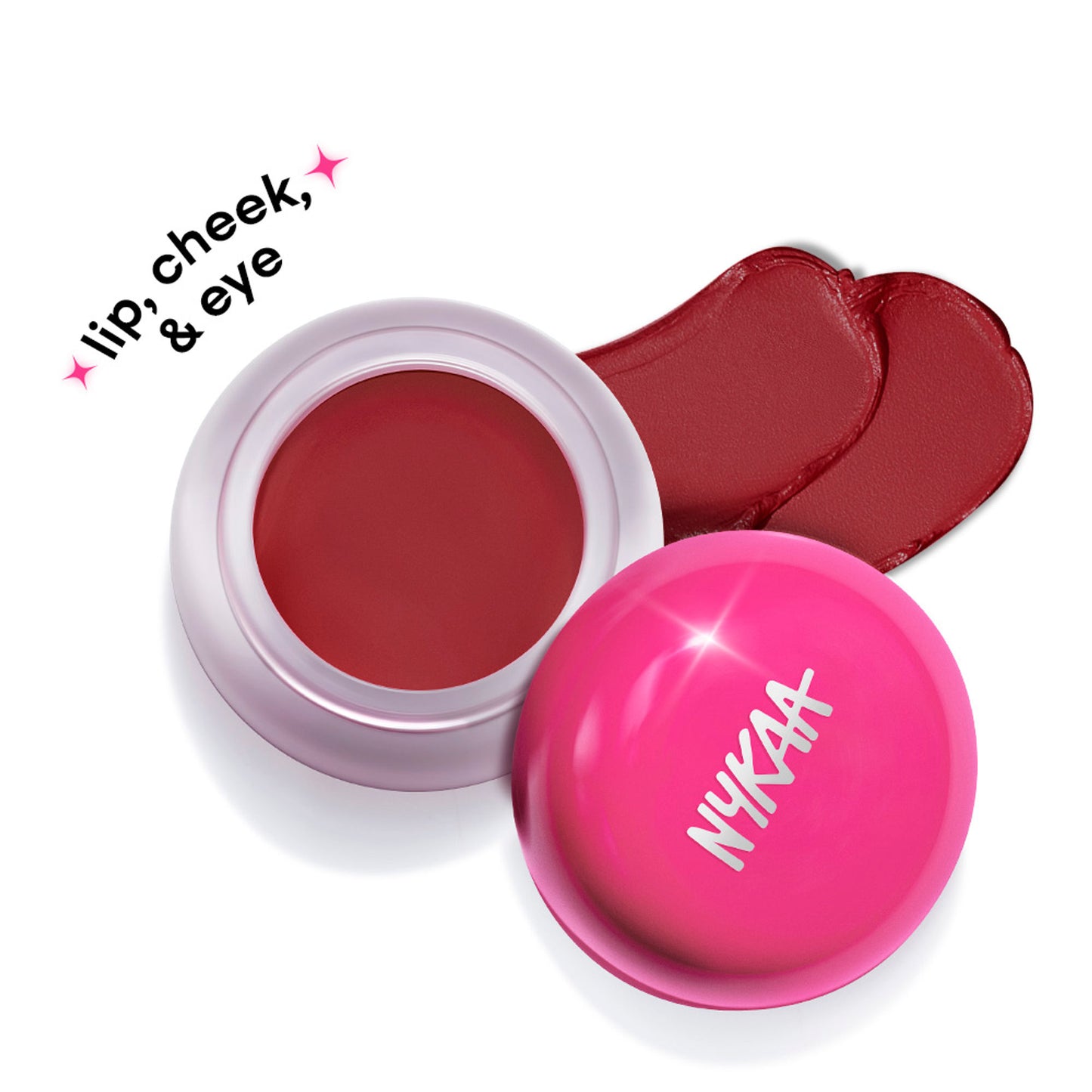 Nykaa Cosmetics Whipped Blurring Multi-use Blush Pot For Lips Cheeks & Eyes - Why So Whipped