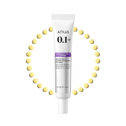 Anua Retinol 0.1 Caffeine Revitalizing Eye Cream