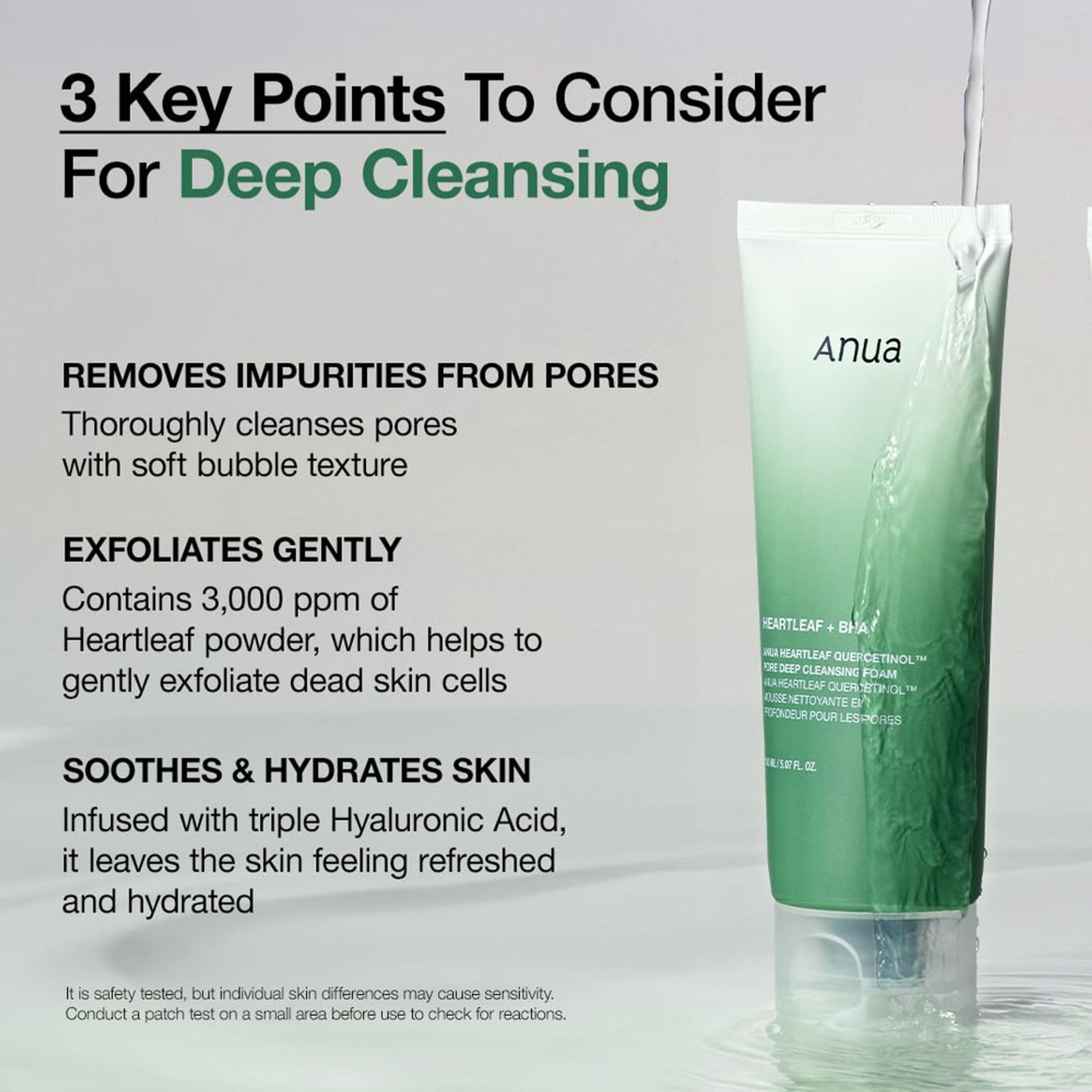 Anua Heartleaf Quercetinol Pore Deep Cleansing Foam