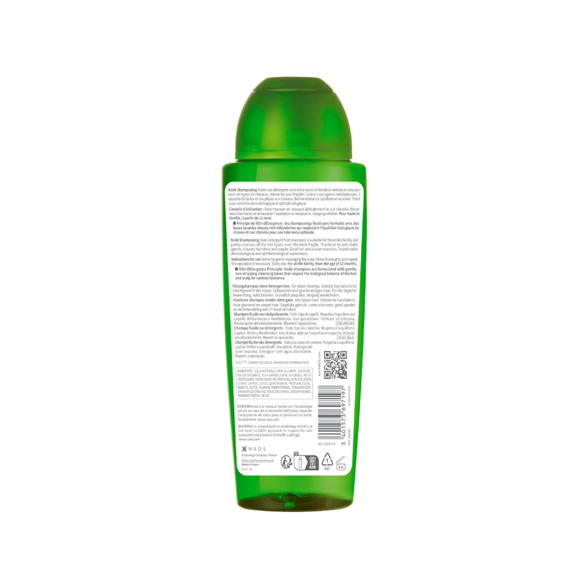 Bioderma Node Non-Detergent Fluid Shampoo - SLS Free