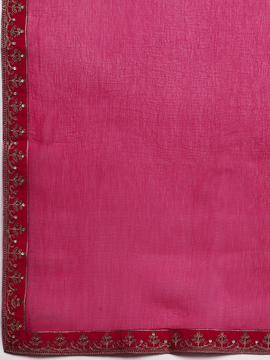 Dhiyona IE Women Ethnic Motifs Yoke Design Regular Sequinned Kurta with Trousers & Dupatta