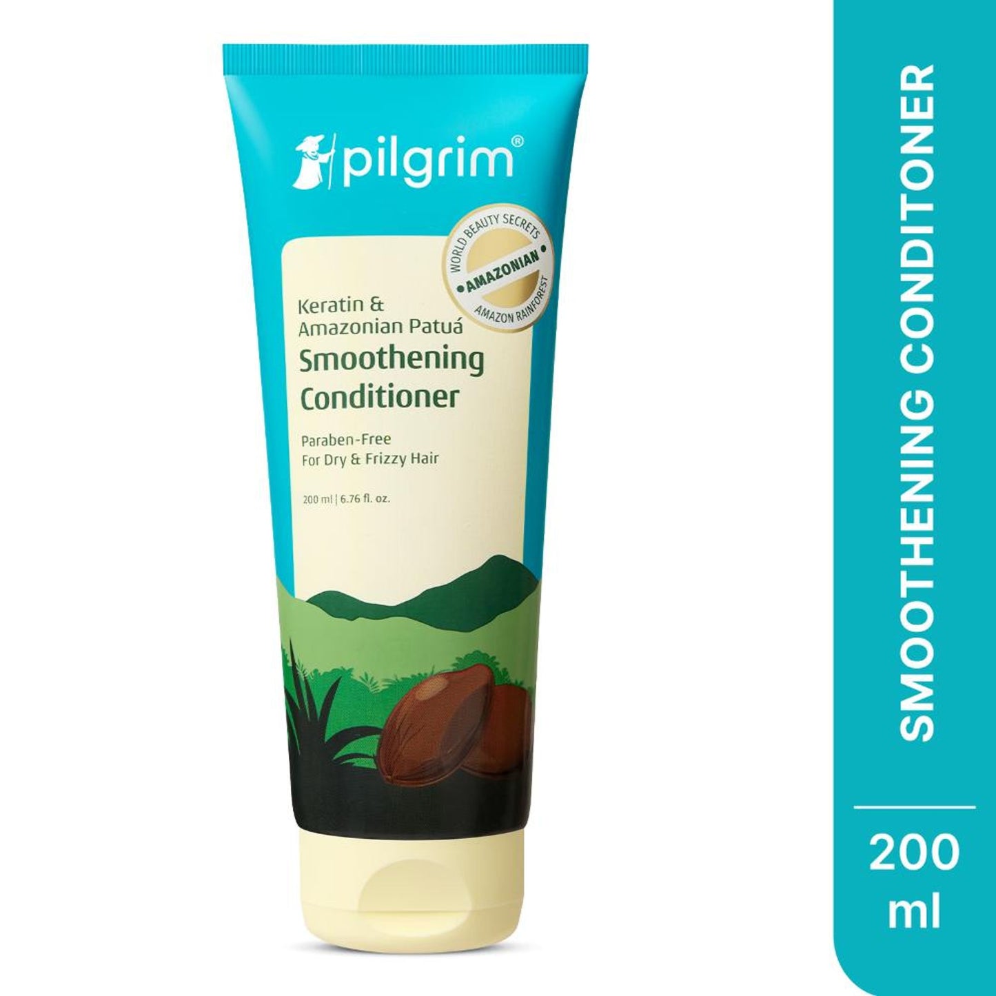 Pilgrim Amazonian Patua & Keratin Hair Smoothing Conditioner for Dry & Frizzy Hair Paraben Free