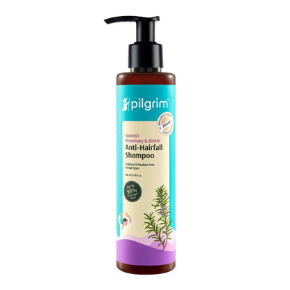 Pilgrim Spanish Rosemary & Biotin Anti Hairfall Control Shampoo Reduce Hairfall Upto 95% Strong Hair