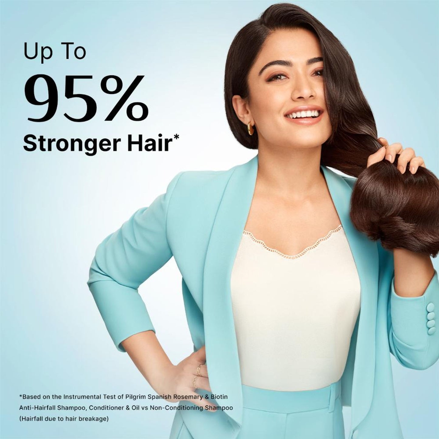 Pilgrim Spanish Rosemary & Biotin Anti Hairfall Control Shampoo Reduce Hairfall Upto 95% Strong Hair