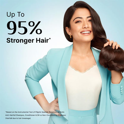 Pilgrim Spanish Rosemary & Biotin Anti Hairfall Control Shampoo Reduce Hairfall Upto 95% Strong Hair
