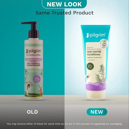 Pilgrim Spanish Rosemary & Biotin Anti Hairfall Conditioner Reduce Hairfall Upto 95% Stronger Hair
