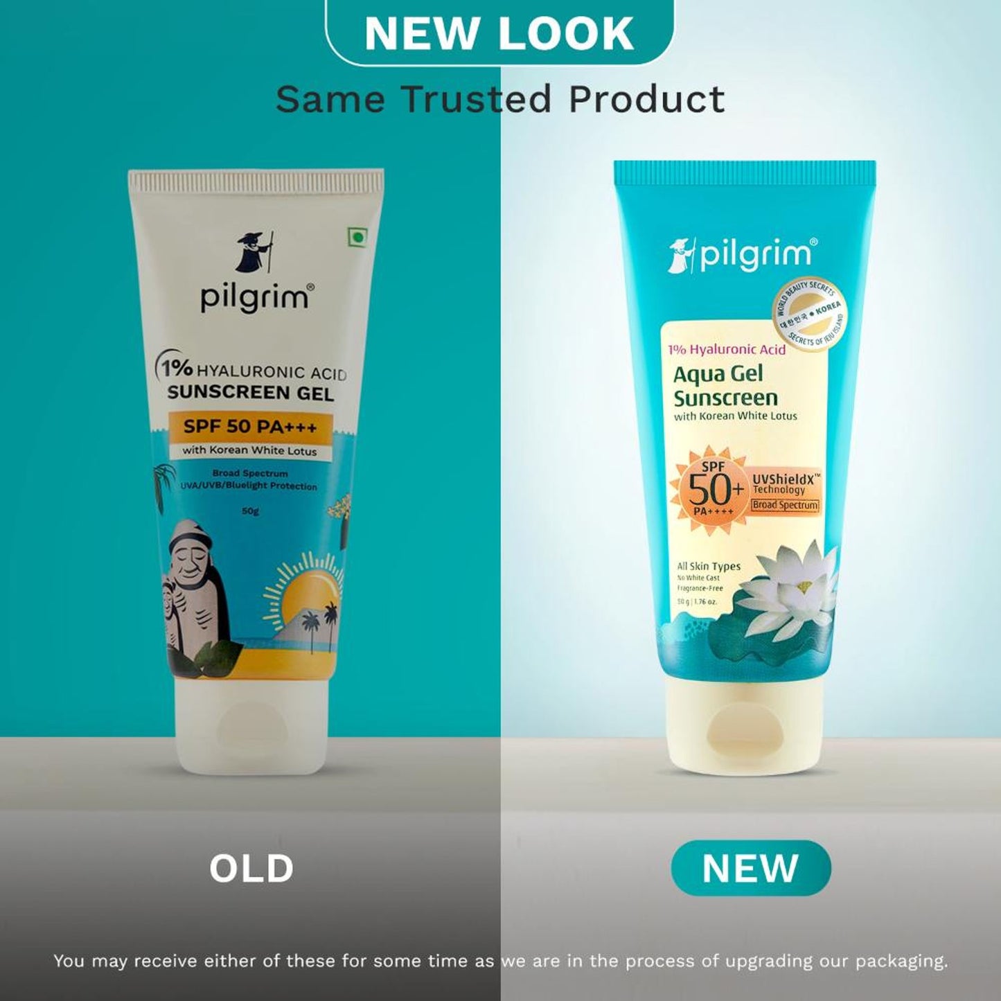Pilgrim 1% Hyaluronic Acid Sunscreen Gel SPF 50 PA+++