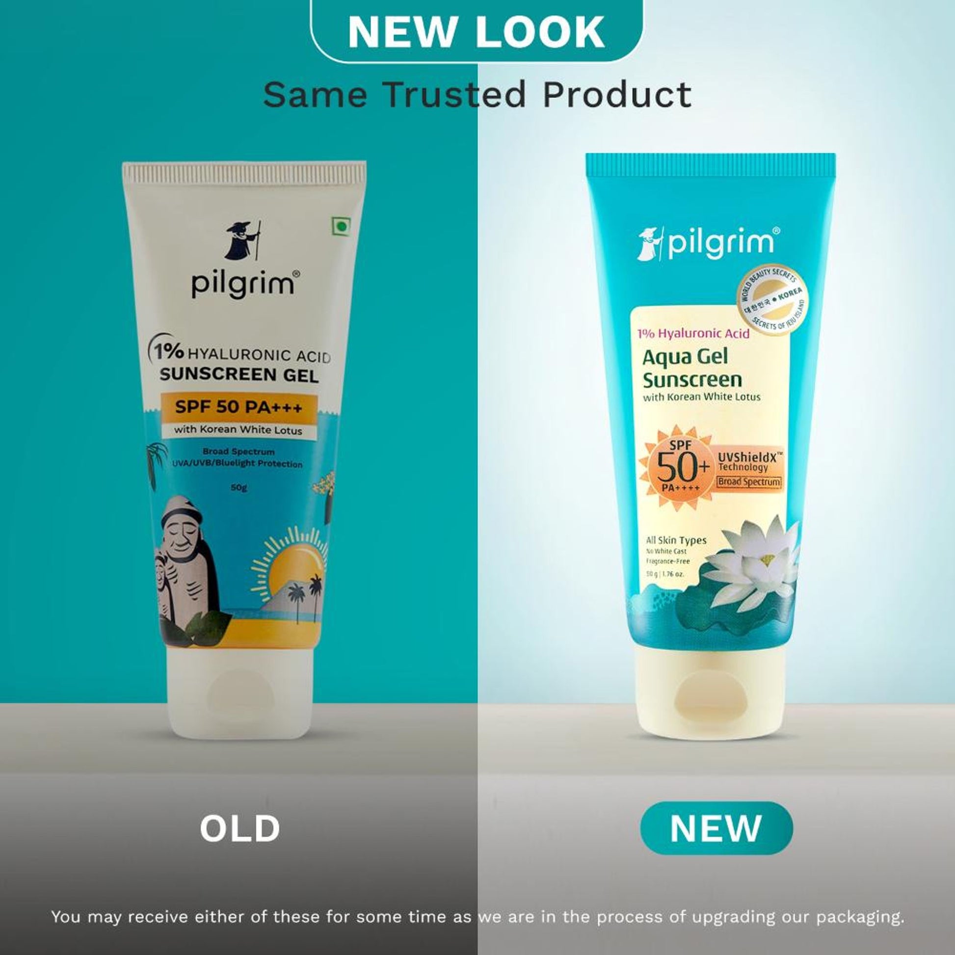 Pilgrim 1% Hyaluronic Acid Sunscreen Gel SPF 50 PA+++