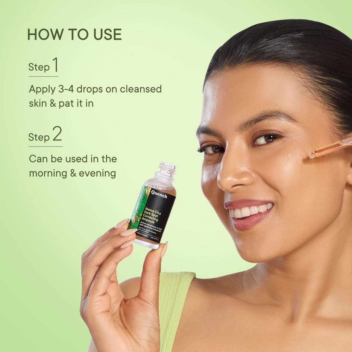 Quench Dark Spot Correcting Korean Serum with Cica