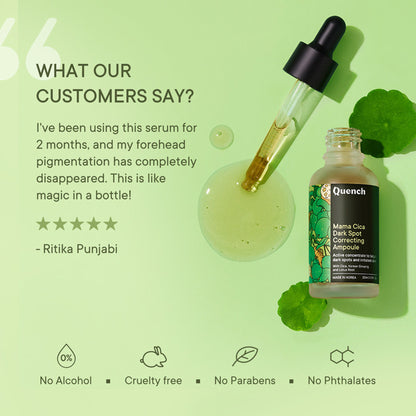 Quench Dark Spot Correcting Korean Serum with Cica