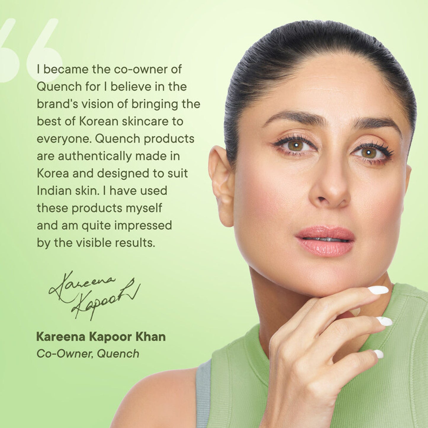 Quench Dark Spot Correcting Korean Serum with Cica