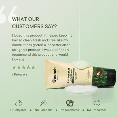 Quench Anti Dandruff Conditioner with Tea Tree Extracts