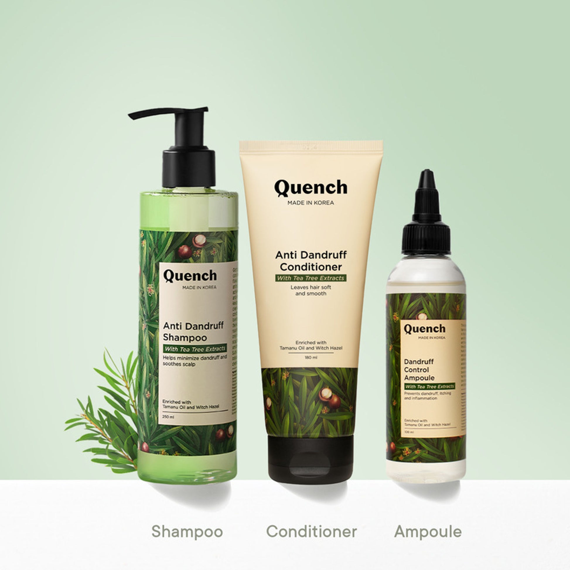 Quench Anti Dandruff Conditioner with Tea Tree Extracts