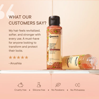 Quench Damage Repair Hair Oil With Quinoa Protein