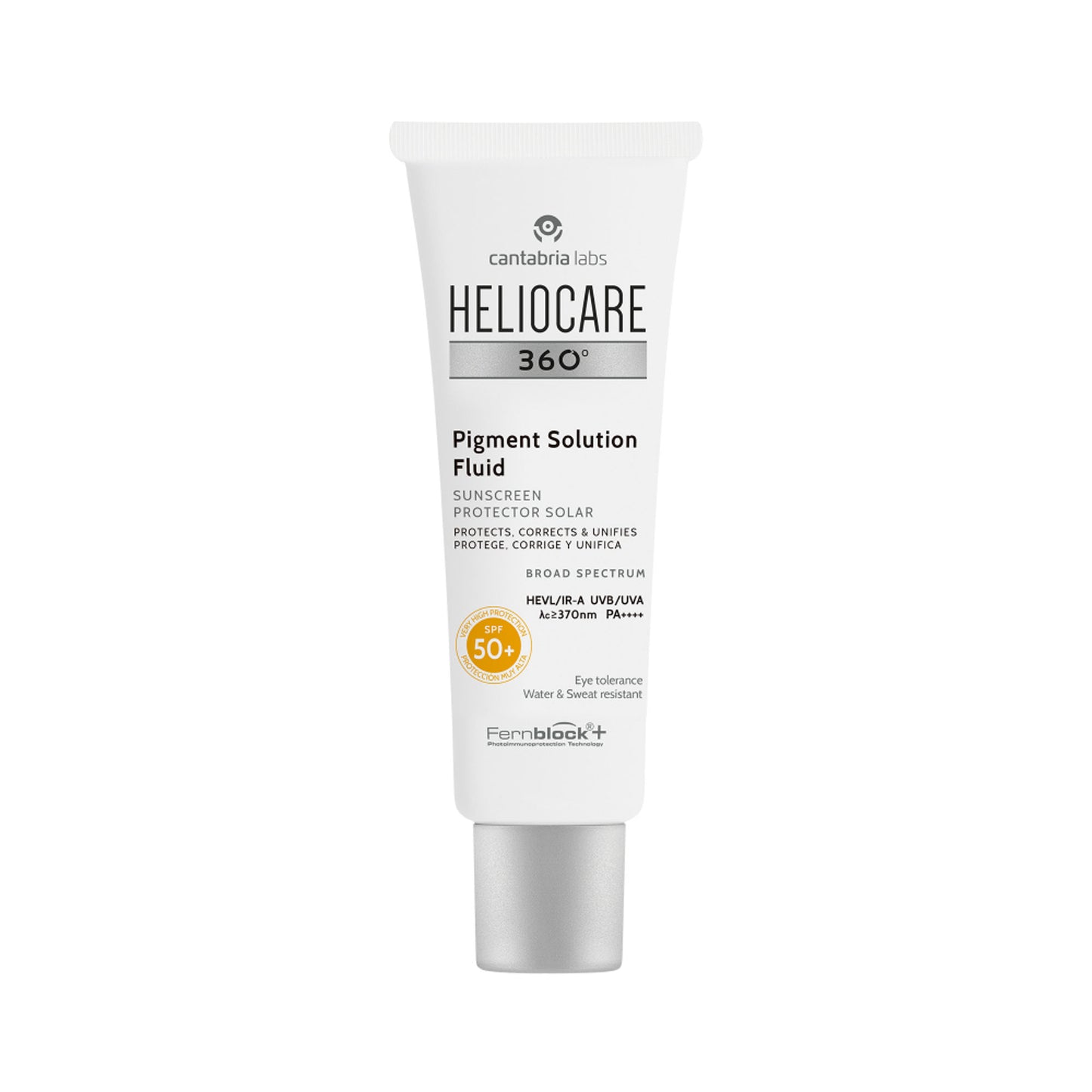 Heliocare 360 Pigment Solution Fluid Sunscreen With Niacinamide SPF 50+ Pa++++ Remove Tan & Brighten