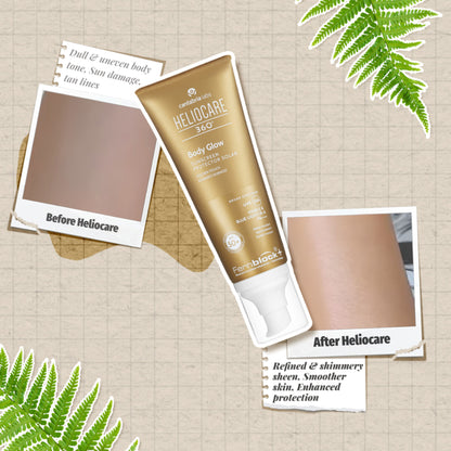 Heliocare 360 Body Glow SPF 50+ Body Sunscreen