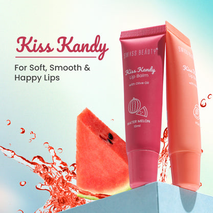 Swiss Beauty Kiss Kandy Tinted Lip Balm, Non-Sticky with Olive Oil & Vitamin E - 06 Coffee Bean