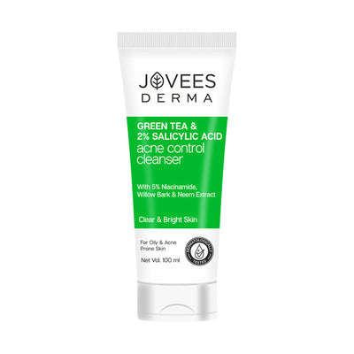 Jovees Derma Green Tea 2% Salicylic Acid Acne Control Cleanser