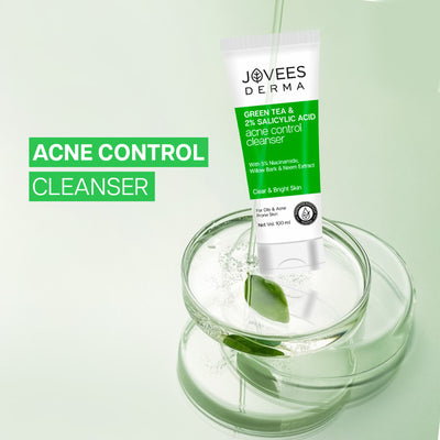 Jovees Derma Green Tea 2% Salicylic Acid Acne Control Cleanser