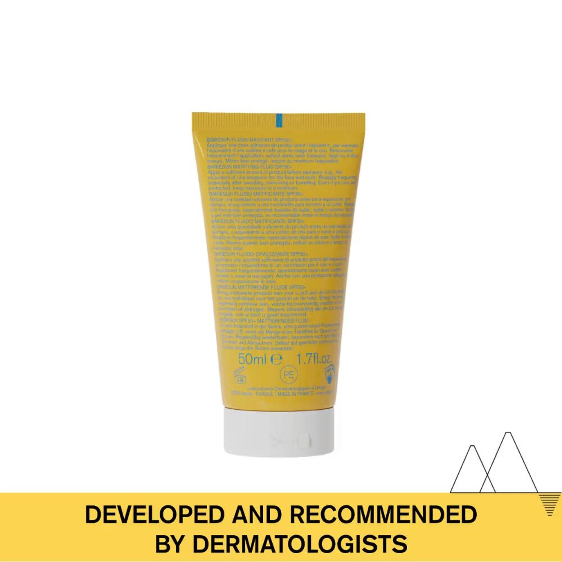 Uriage Bariesun Mattifying Sunscreen SPF50+ Light & Non-Sticky, No White Cast Dermat Recommended