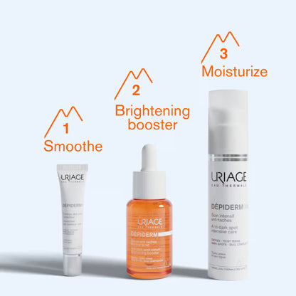 Uriage Depiderm Eye Cream with Vitamin C Destran Sulfate For Dark Cicles, Puffy Eyes, Fine Lines