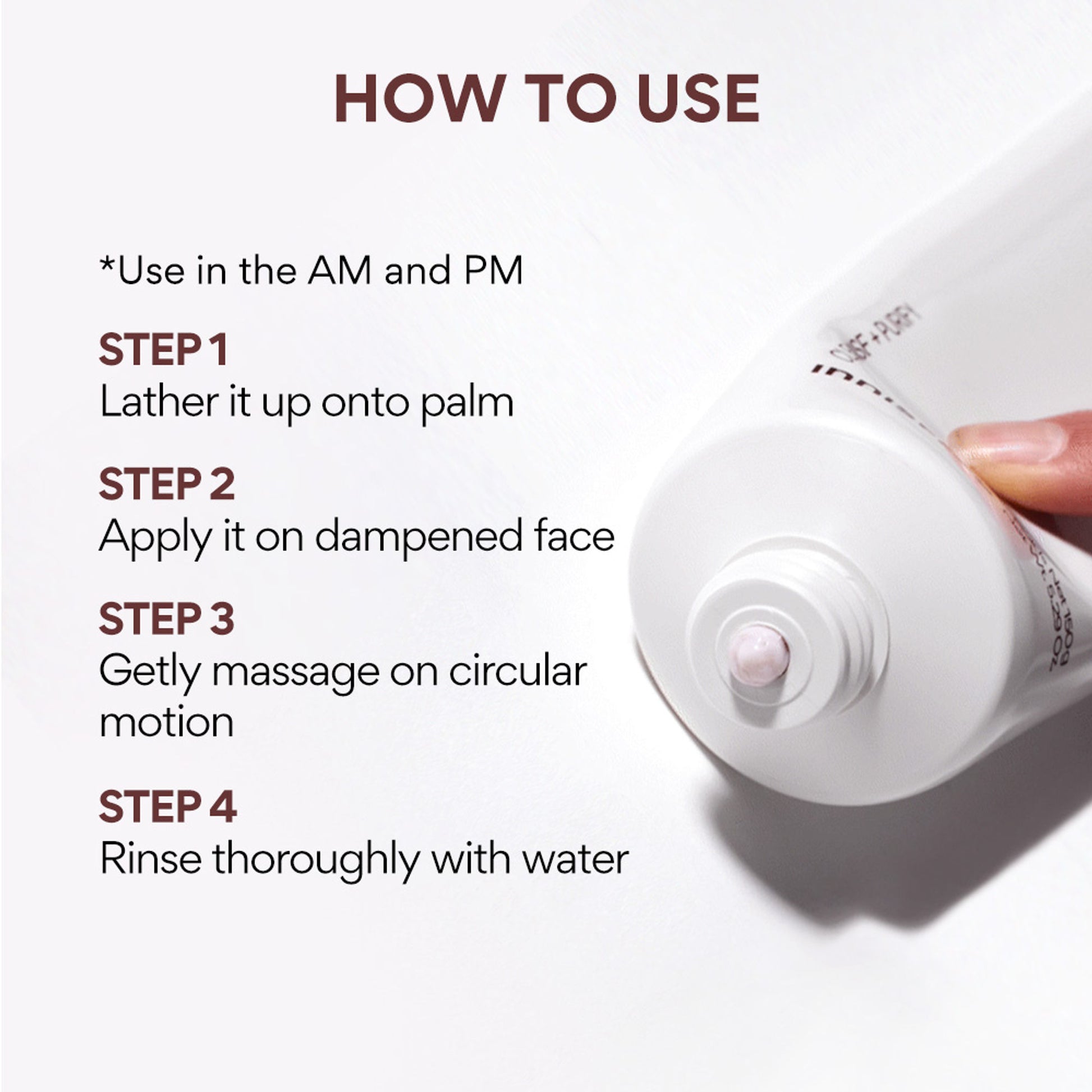 Innisfree Volcanic Clusters BHA Foaming Daily Cleanser For Excess Oil, Clogged Pores, Oily Skin