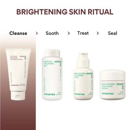 Innisfree Volcanic Clusters BHA Foaming Daily Cleanser For Excess Oil, Clogged Pores, Oily Skin