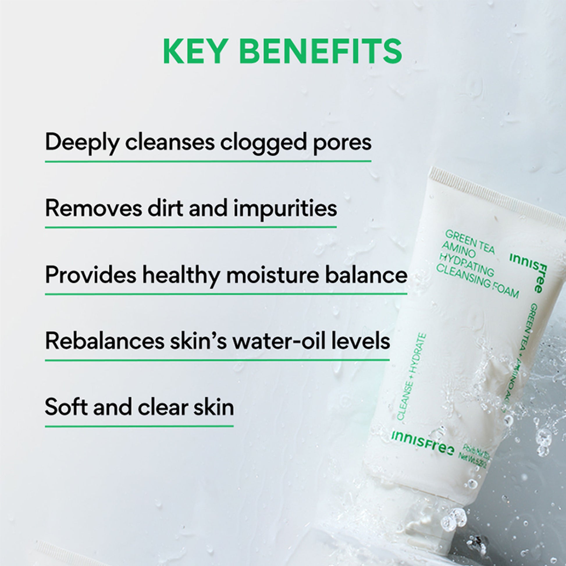 Innisfree Green Tea Amino Acid Foam Cleanser