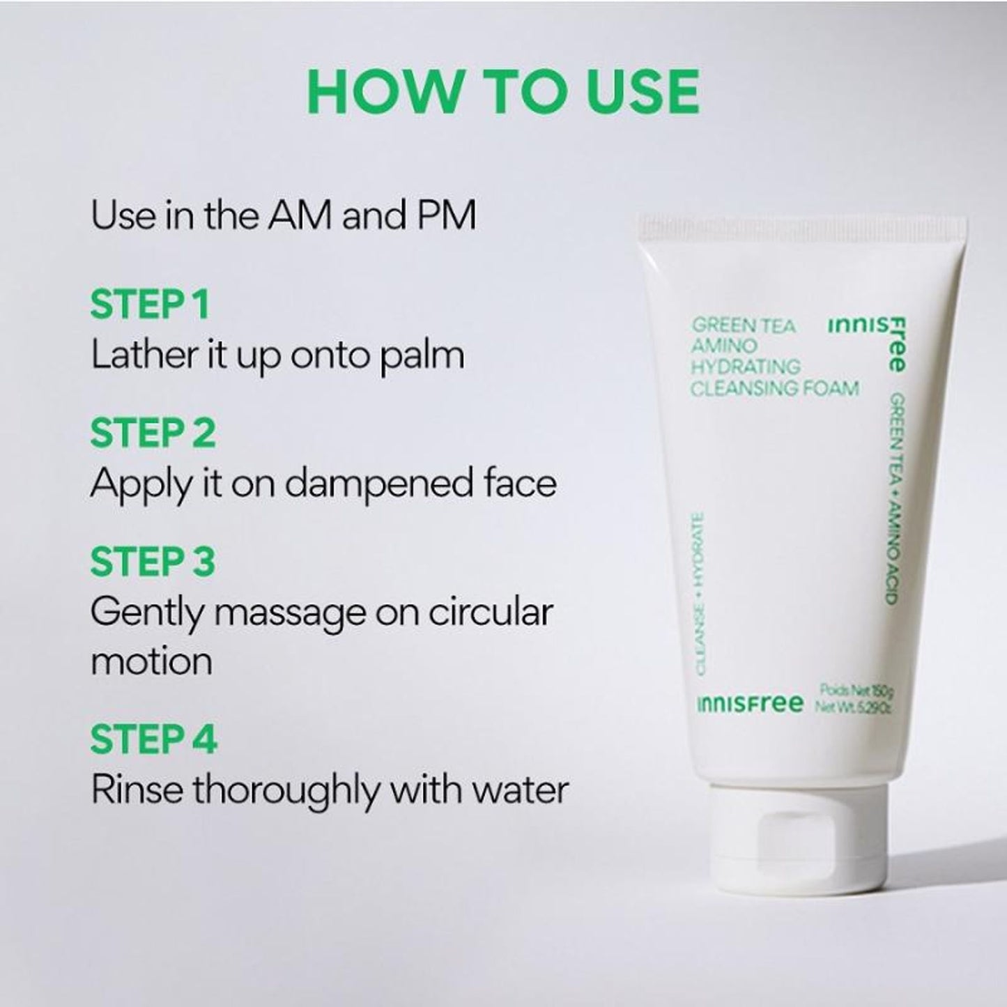 Innisfree Green Tea Amino Acid Foam Cleanser