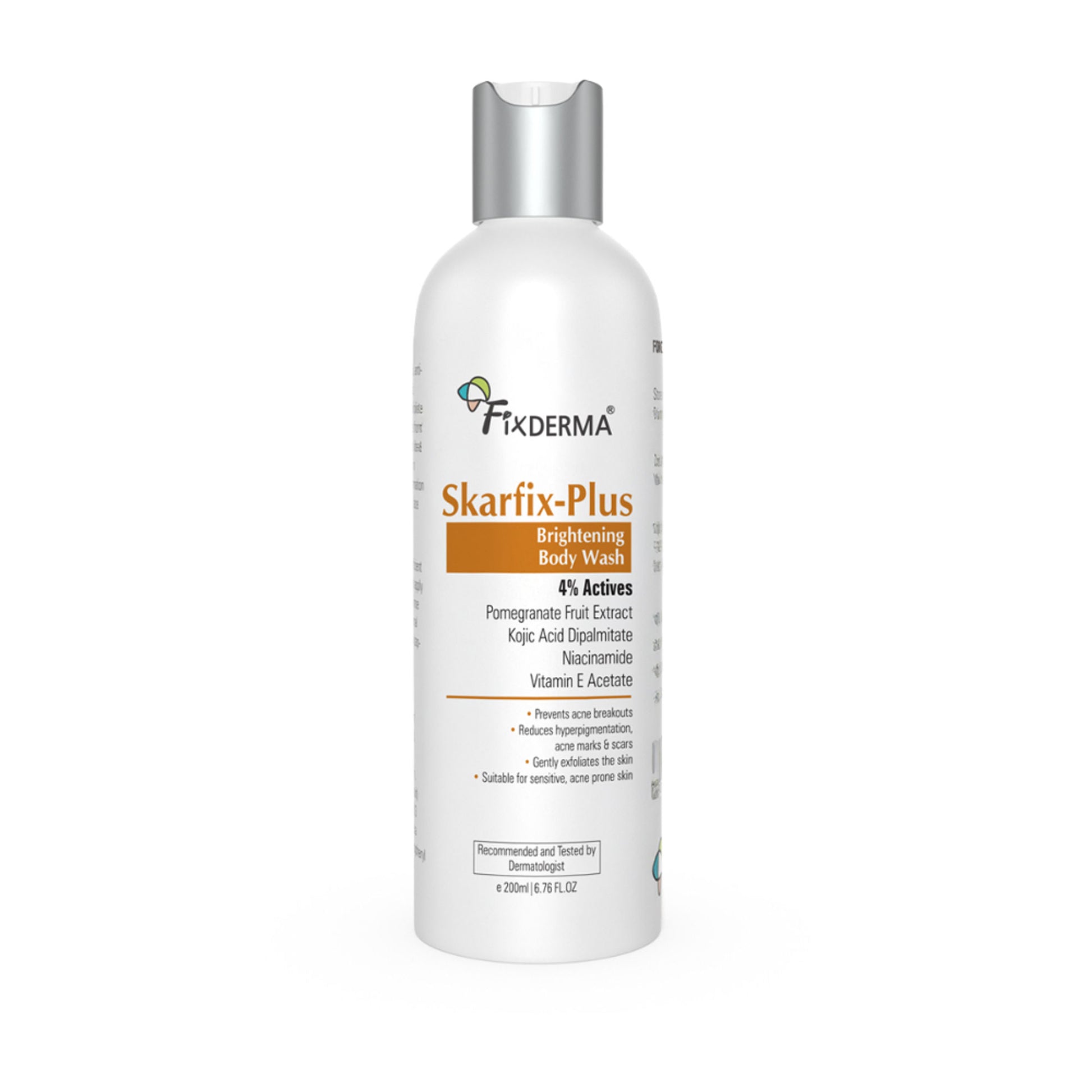 Fixderma Skarfix Plus Brightening Body Wash with Kojic Acid & Niacinamide Body Wash Shower Gel