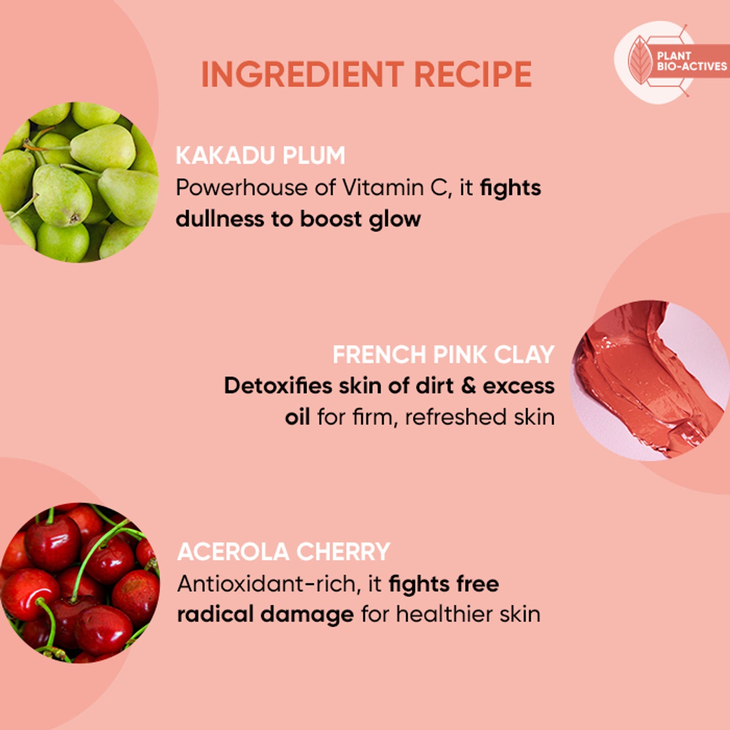 Dot & Key Pink Clay Face Mask For Glowing Skin With Vitamin C- Fades Dark Spots