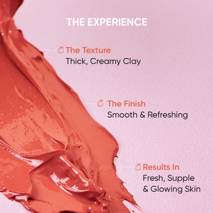 Dot & Key Pink Clay Face Mask For Glowing Skin With Vitamin C- Fades Dark Spots
