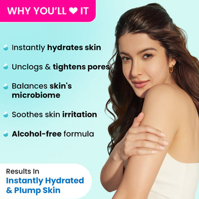 Dot & Key Blueberry Hydrate Barrier Repair Toner, With 5 Ceramides & Rice Water, For All Skin Types