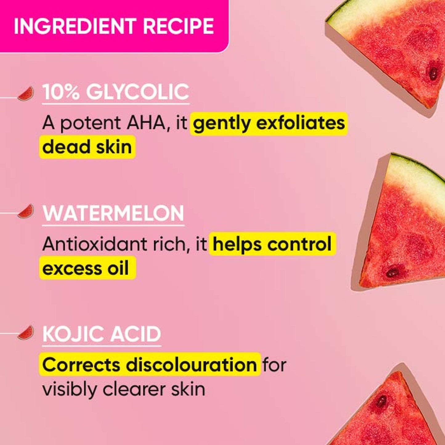Dot & Key 10% Glycolic Watermelon Super Glow Face Serum For Pigmentation