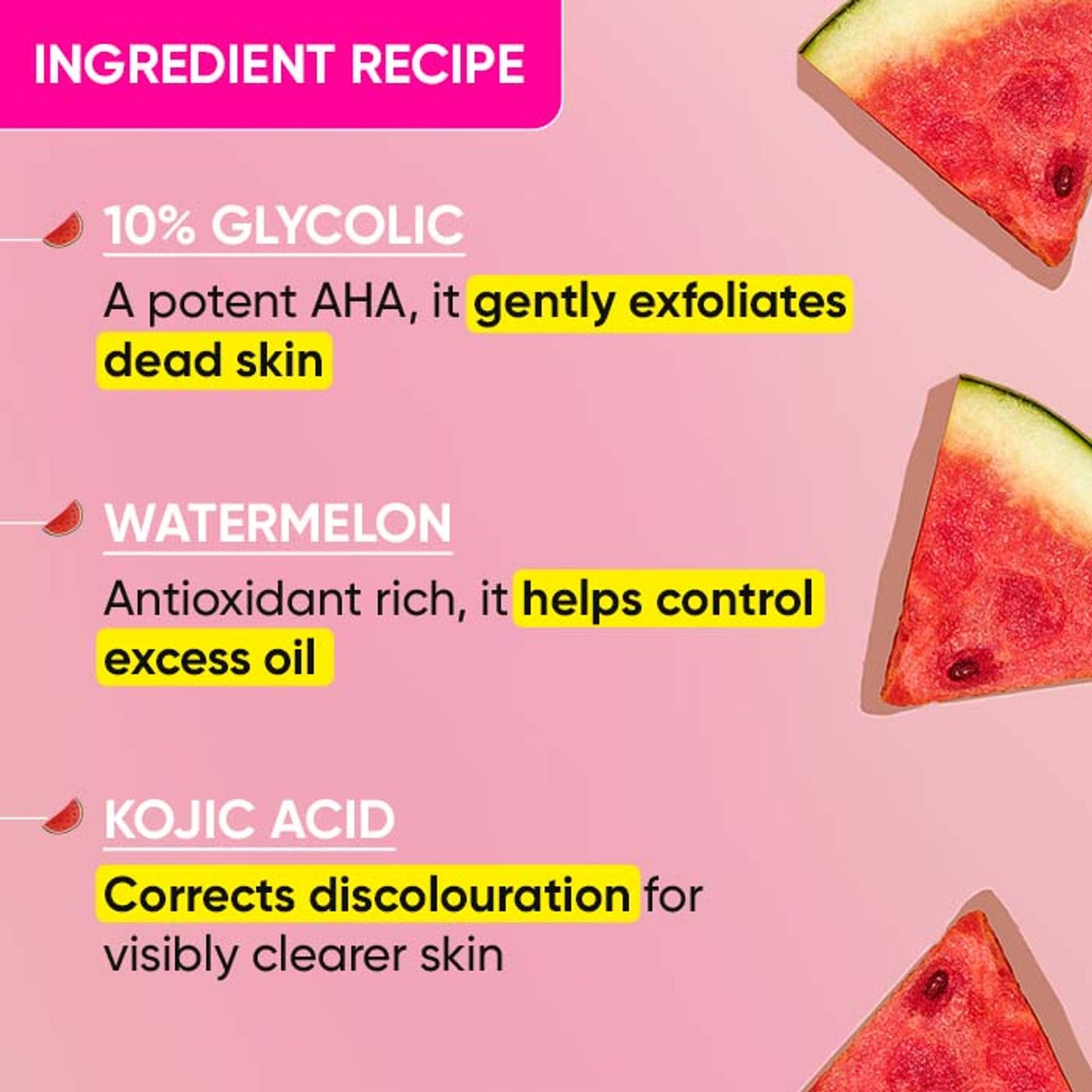 Dot & Key 10% Glycolic Watermelon Super Glow Face Serum For Pigmentation