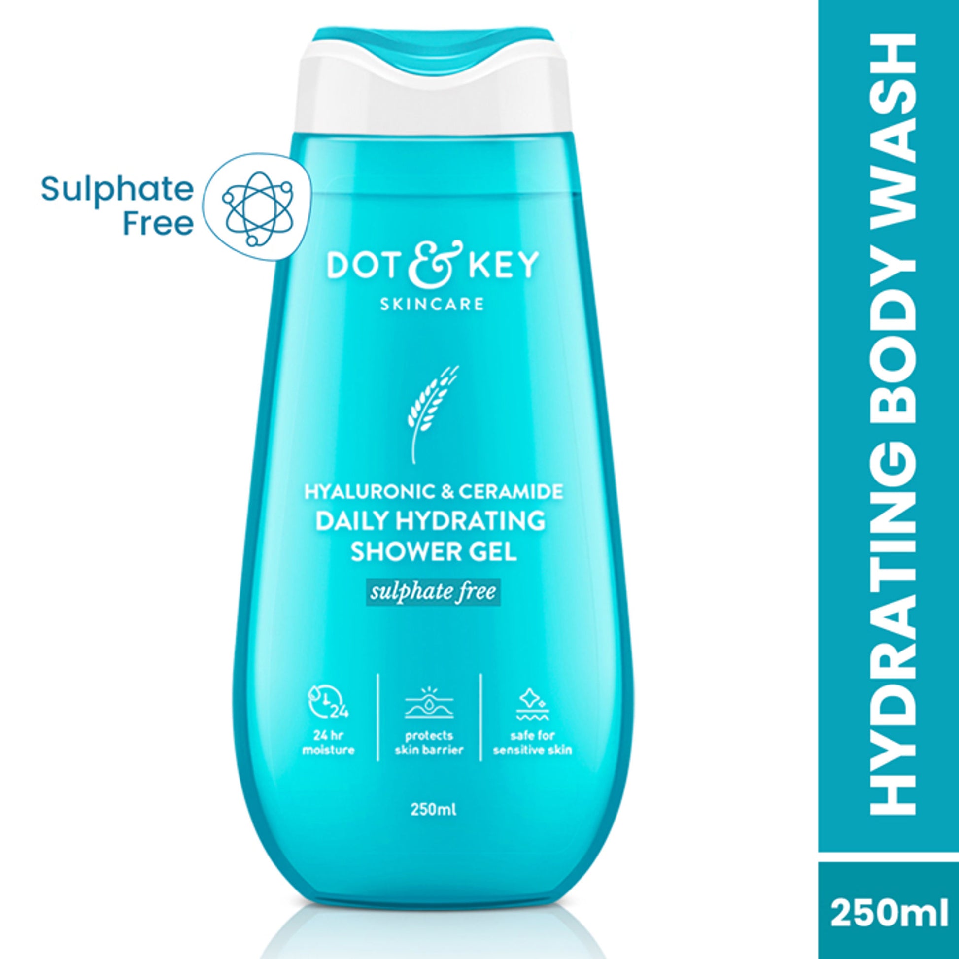 Dot & Key Blueberry Hydrate Barrier Repair Shower Gel, With Ceramide & Hyaluronic