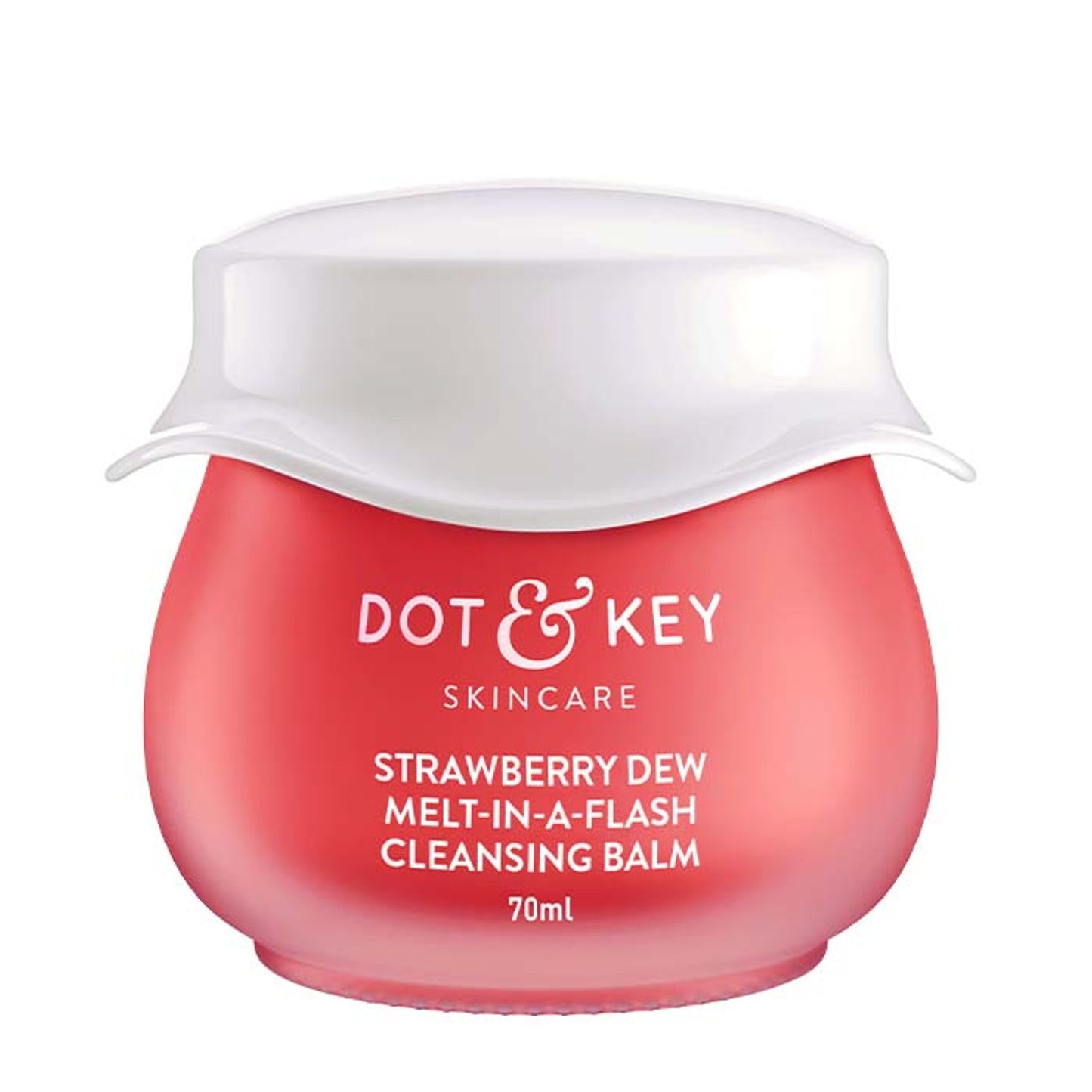 Dot & Key Strawberry Dew Melt-in-a-Flash Cleansing Balm, With Fruit Enzymes & Vitamins