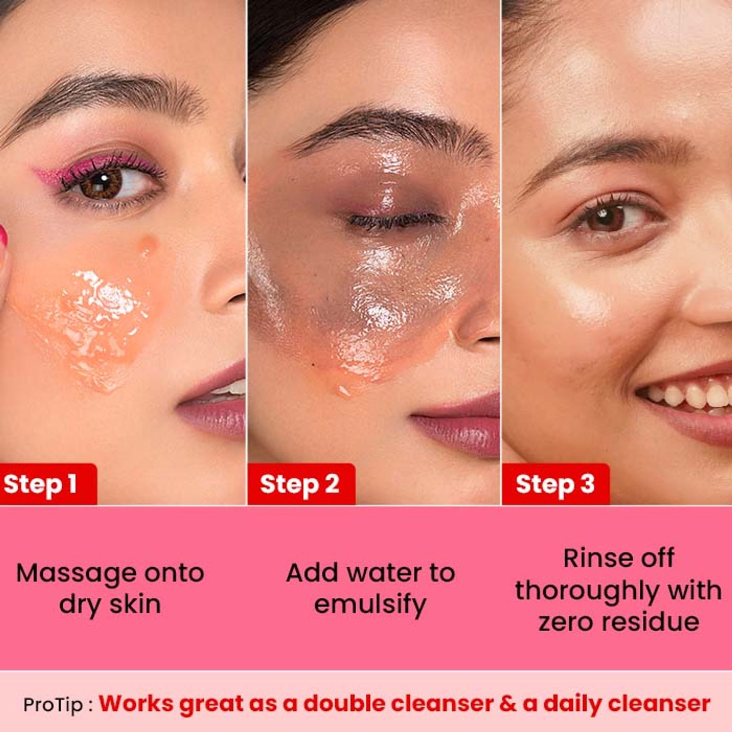 Dot & Key Strawberry Dew Melt-in-a-Flash Cleansing Balm, With Fruit Enzymes & Vitamins