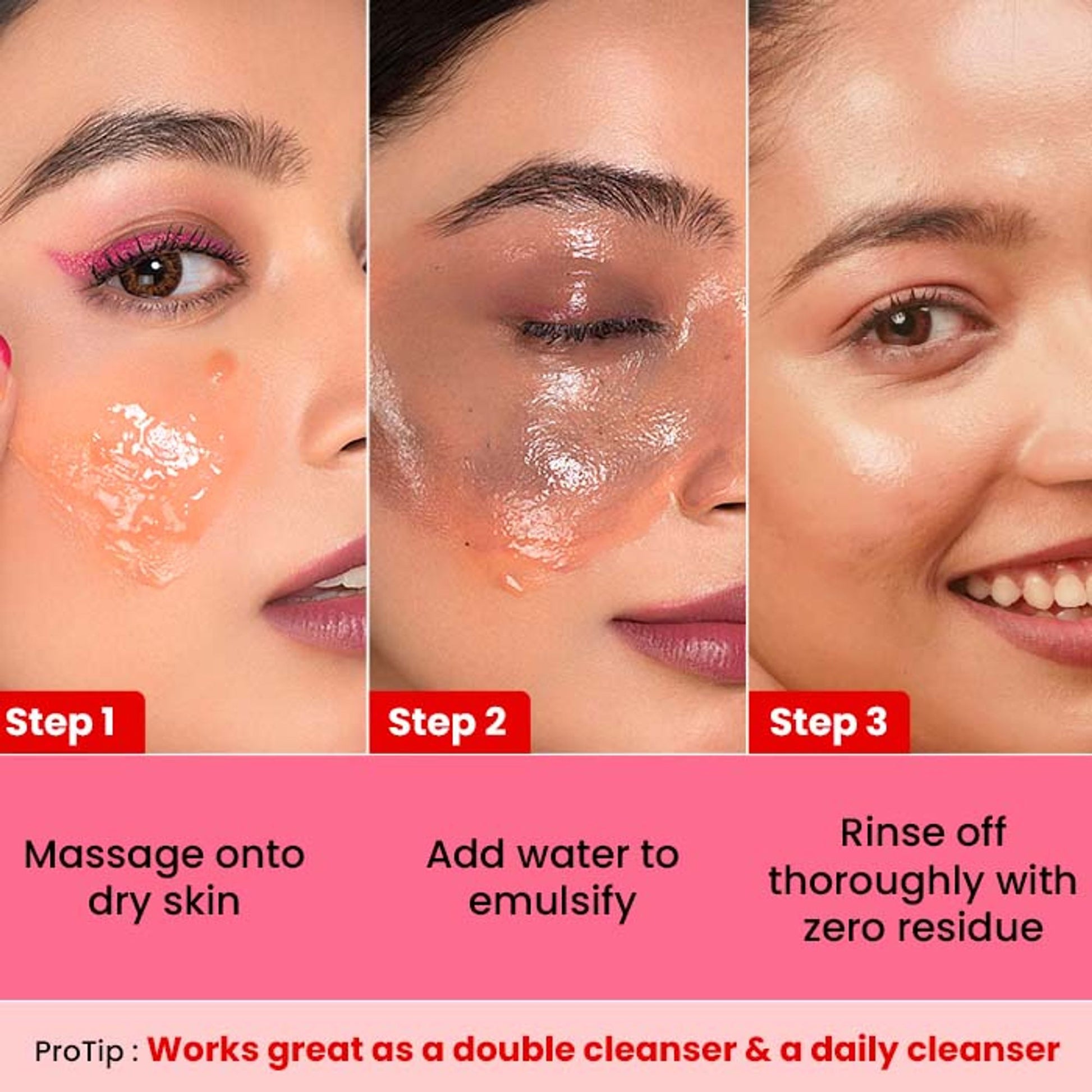 Dot & Key Strawberry Dew Melt-in-a-Flash Cleansing Balm, With Fruit Enzymes & Vitamins