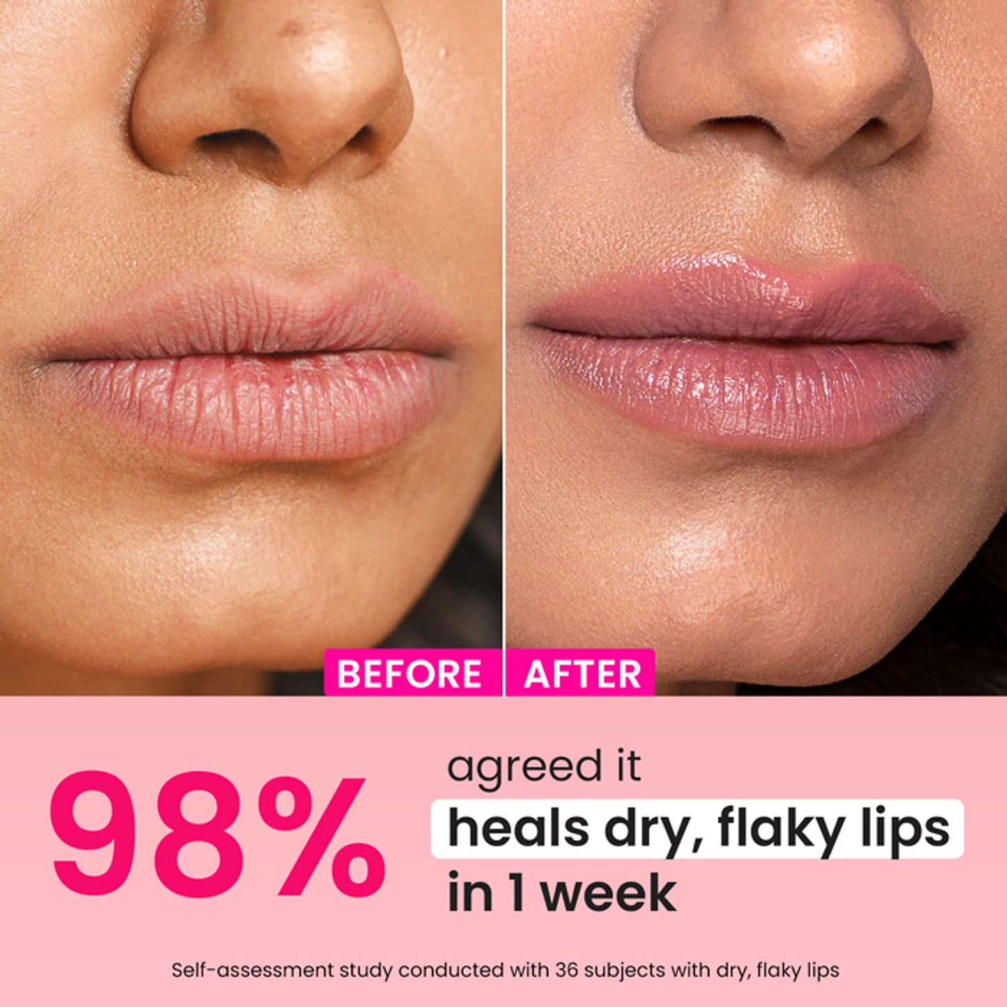 Dot & Key Ceramide & Peptide Barrier Repair SPF 50 PA+++ Tinted Lip Balm For Plump Lips - Plush Pink